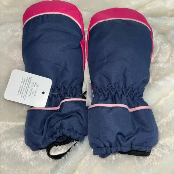 3M thinsulate children’s mittens size 4.5 navy and pink NWT - Picture 5 of 7